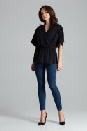 Bluzka Model L063 Black - Lenitif - s Bluzka Model L063 Black - Lenitif - s