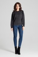 Bluzka Model L069 Black - Lenitif - S/M Bluzka Model L069 Black - Lenitif - S/M
