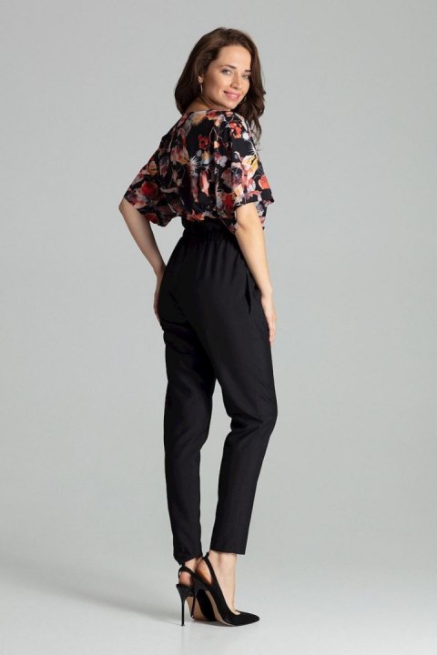 Spodnie Damskie Model L056 Black - Lenitif - XL Spodnie Damskie Model L056 Black - Lenitif - XL
