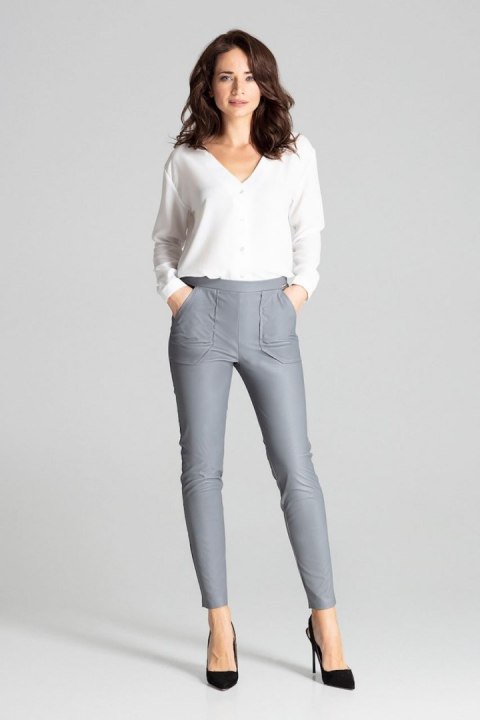 Spodnie Damskie Model L072 Grey - Lenitif - s Spodnie Damskie Model L072 Grey - Lenitif - s