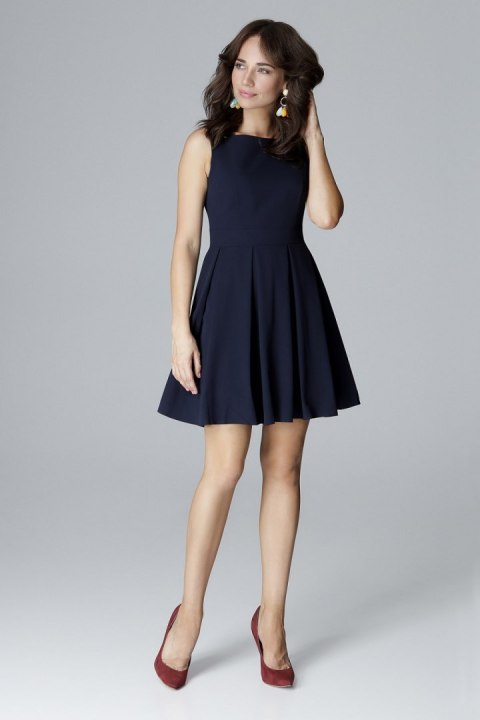Sukienka Model L006 Navy - Lenitif - s Sukienka Model L006 Navy - Lenitif - s