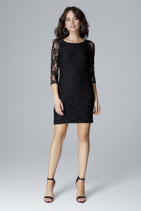 Sukienka Model L017 Black - Lenitif - L Sukienka Model L017 Black - Lenitif - L