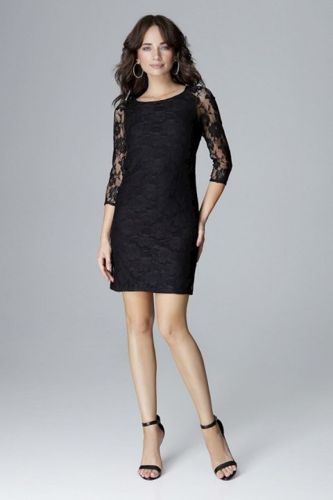 Sukienka Model L017 Black - Lenitif - L Sukienka Model L017 Black - Lenitif - L