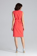 Sukienka Model L037 Coral - Lenitif - S Sukienka Model L037 Coral - Lenitif - S