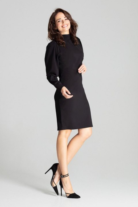 Sukienka Model L064 Black - Lenitif - XL Sukienka Model L064 Black - Lenitif - XL