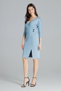 Sukienka Model L086 Blue - Lenitif - XL Sukienka Model L086 Blue - Lenitif - XL