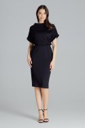 Sukienka Model L087 Black - Lenitif - XL Sukienka Model L087 Black - Lenitif - XL