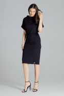 Sukienka Model L087 Black - Lenitif - XL Sukienka Model L087 Black - Lenitif - XL