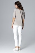 Bluzka Model L002 Beige - Lenitif - M Bluzka Model L002 Beige - Lenitif - M