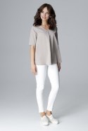 Bluzka Model L002 Beige - Lenitif - s