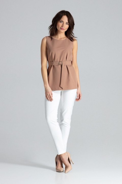 Bluzka Model L041 Brown - Lenitif - XL Bluzka Model L041 Brown - Lenitif - XL