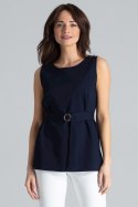 Bluzka Model L041 Navy - Lenitif - M Bluzka Model L041 Navy - Lenitif - M