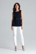 Bluzka Model L041 Navy - Lenitif - M Bluzka Model L041 Navy - Lenitif - M