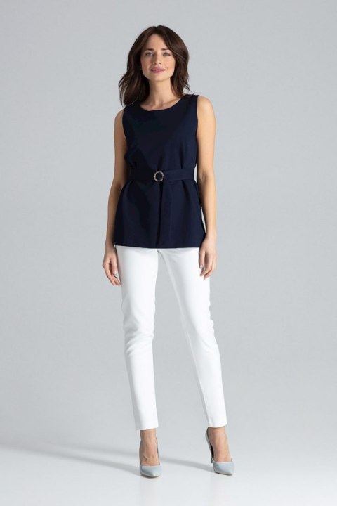 Bluzka Model L041 Navy - Lenitif - M Bluzka Model L041 Navy - Lenitif - M