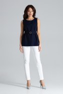 Bluzka Model L041 Navy - Lenitif - M Bluzka Model L041 Navy - Lenitif - M