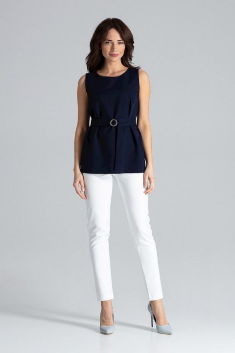 Bluzka Model L041 Navy - Lenitif - M Bluzka Model L041 Navy - Lenitif - M