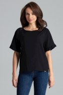 Bluzka Model L052 Black - Lenitif - M Bluzka Model L052 Black - Lenitif - M