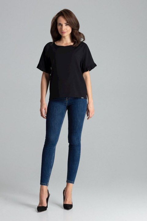 Bluzka Model L052 Black - Lenitif - M Bluzka Model L052 Black - Lenitif - M