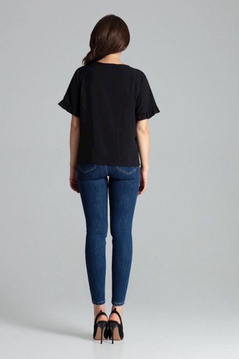 Bluzka Model L052 Black - Lenitif - s Bluzka Model L052 Black - Lenitif - s