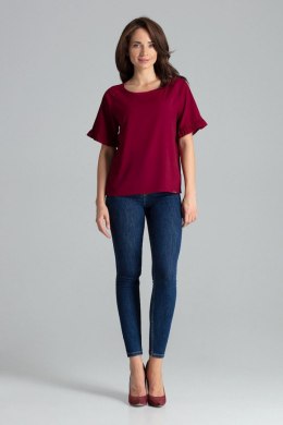 Bluzka Model L052 Bordo - Lenitif - M