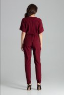 Kombinezon Damski Model L062 Bordo - Lenitif - s Kombinezon Damski Model L062 Bordo - Lenitif - s