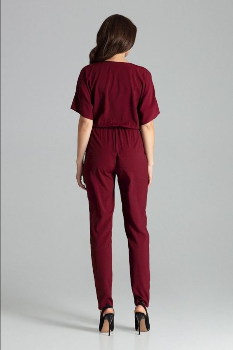 Kombinezon Damski Model L062 Bordo - Lenitif - s Kombinezon Damski Model L062 Bordo - Lenitif - s