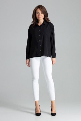 Koszula Damska Model L059 Black - Lenitif - S