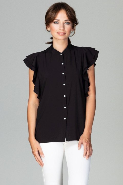 Koszula Model K482 Black - Lenitif - XL Koszula Model K482 Black - Lenitif - XL