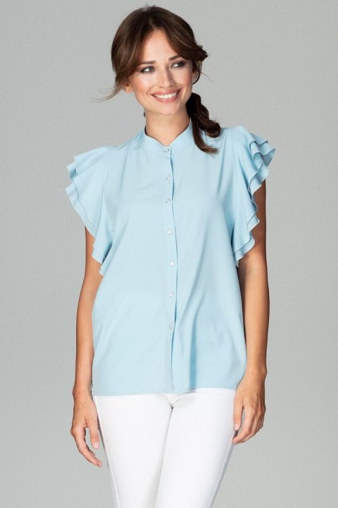 Koszula Model K482 Sky Blue - Lenitif - L Koszula Model K482 Sky Blue - Lenitif - L