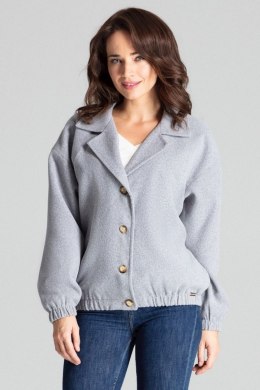 Kurtka Damska Model L075 Grey - Lenitif - L/XL
