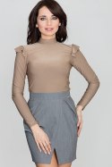 Spódnica Model K389 Grey - Lenitif - M Spódnica Model K389 Grey - Lenitif - M