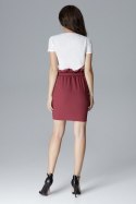 Spódnica Model L019 Bordo - Lenitif - M Spódnica Model L019 Bordo - Lenitif - M