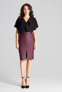 Spódnica Model L071 Bordo - Lenitif - XL