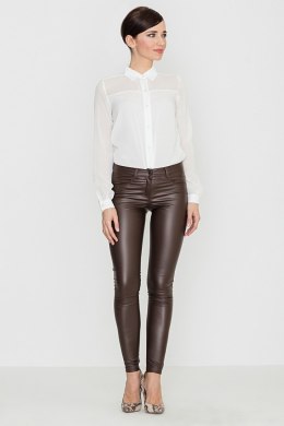Spodnie Damskie Model K231 Brown - Lenitif - s