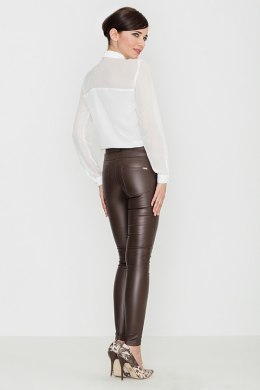 Spodnie Damskie Model K231 Brown - Lenitif - s