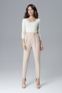 Spodnie Damskie Model L018 Beige - Lenitif - s Spodnie Damskie Model L018 Beige - Lenitif - s