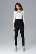 Spodnie Damskie Model L018 Black - Lenitif - M Spodnie Damskie Model L018 Black - Lenitif - M