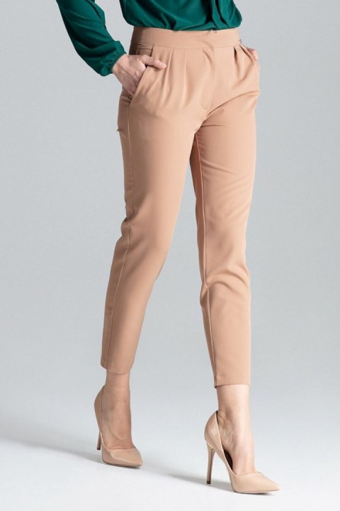Spodnie Damskie Model L028 Brown - Lenitif - XL Spodnie Damskie Model L028 Brown - Lenitif - XL