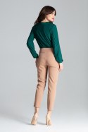 Spodnie Damskie Model L028 Brown - Lenitif - XL Spodnie Damskie Model L028 Brown - Lenitif - XL