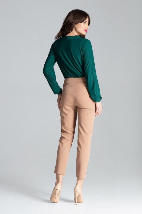 Spodnie Damskie Model L028 Brown - Lenitif - XL Spodnie Damskie Model L028 Brown - Lenitif - XL