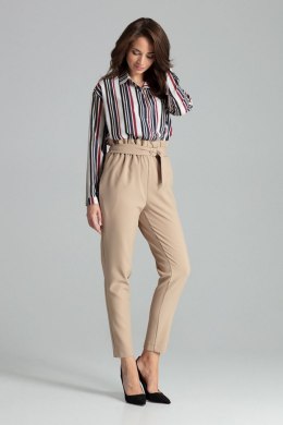 Spodnie Damskie Model L056 Beige - Lenitif - XL