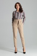 Spodnie Damskie Model L056 Beige - Lenitif - M Spodnie Damskie Model L056 Beige - Lenitif - M