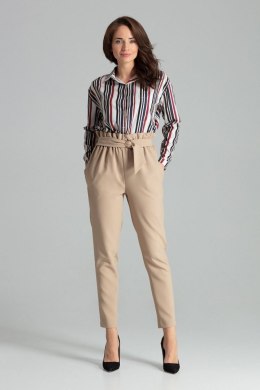 Spodnie Damskie Model L056 Beige - Lenitif - M