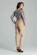 Spodnie Damskie Model L056 Beige - Lenitif - M Spodnie Damskie Model L056 Beige - Lenitif - M