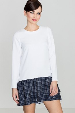 Sukienka Model K423 Wzór 40 White - Lenitif - L