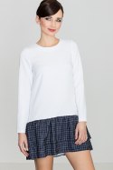 Sukienka Model K423 Wzór 40 White - Lenitif - XL Sukienka Model K423 Wzór 40 White - Lenitif - XL