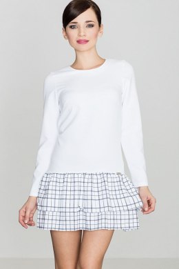Sukienka Model K423 Wzór 47 White - Lenitif - XL