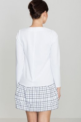 Sukienka Model K423 Wzór 47 White - Lenitif - XL