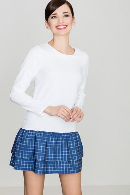 Sukienka Model K423 Wzór 48 White - Lenitif - XL