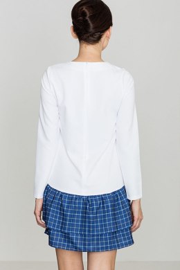 Sukienka Model K423 Wzór 48 White - Lenitif - XL